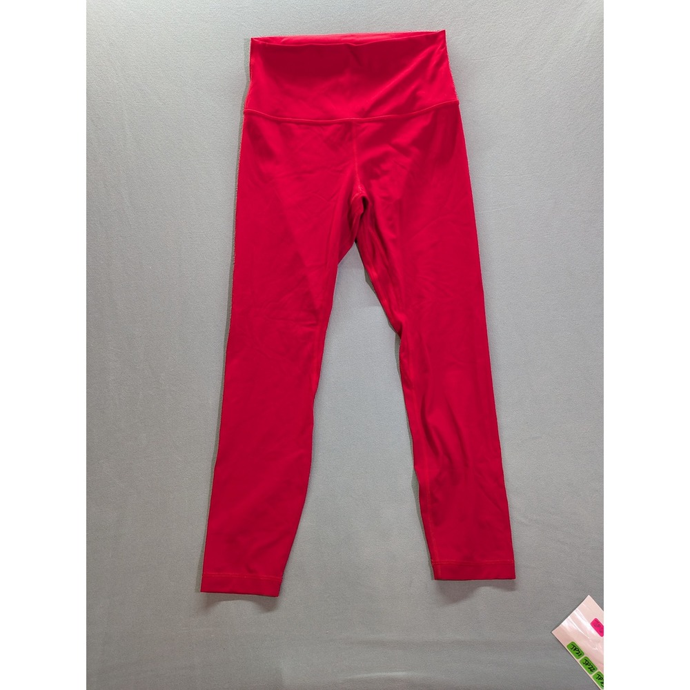 Lululemon High Rise 25 Inch Inseam Align Yoga Leggings Red Activewear Pants